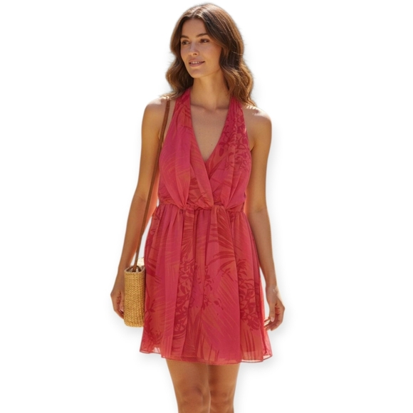 Armani Exchange Dresses & Skirts - Armani Exchange Tropical Coral Dress